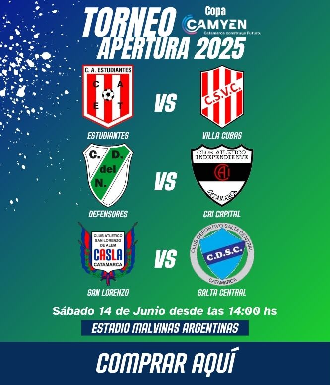 ESTUDIANTES vs VILLA CUBAS - DEFENSORES vs CAI CAPITAL - SAN LORENZO vs SALTA CENTRAL